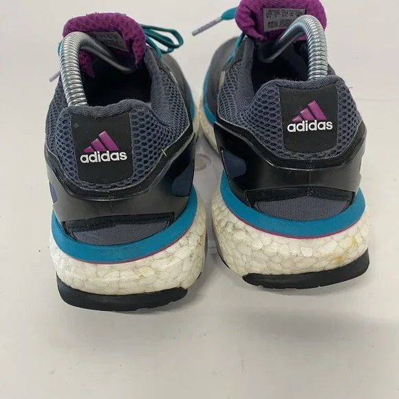 Adidas Shoes Women Size 10.5 Energy Boost Gray Athletic Running Sneakers 4112 - Picture 11 of 16